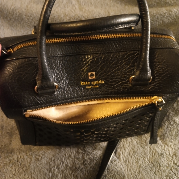 Kate Spade Black Leather Handbag - Picture 4 of 13